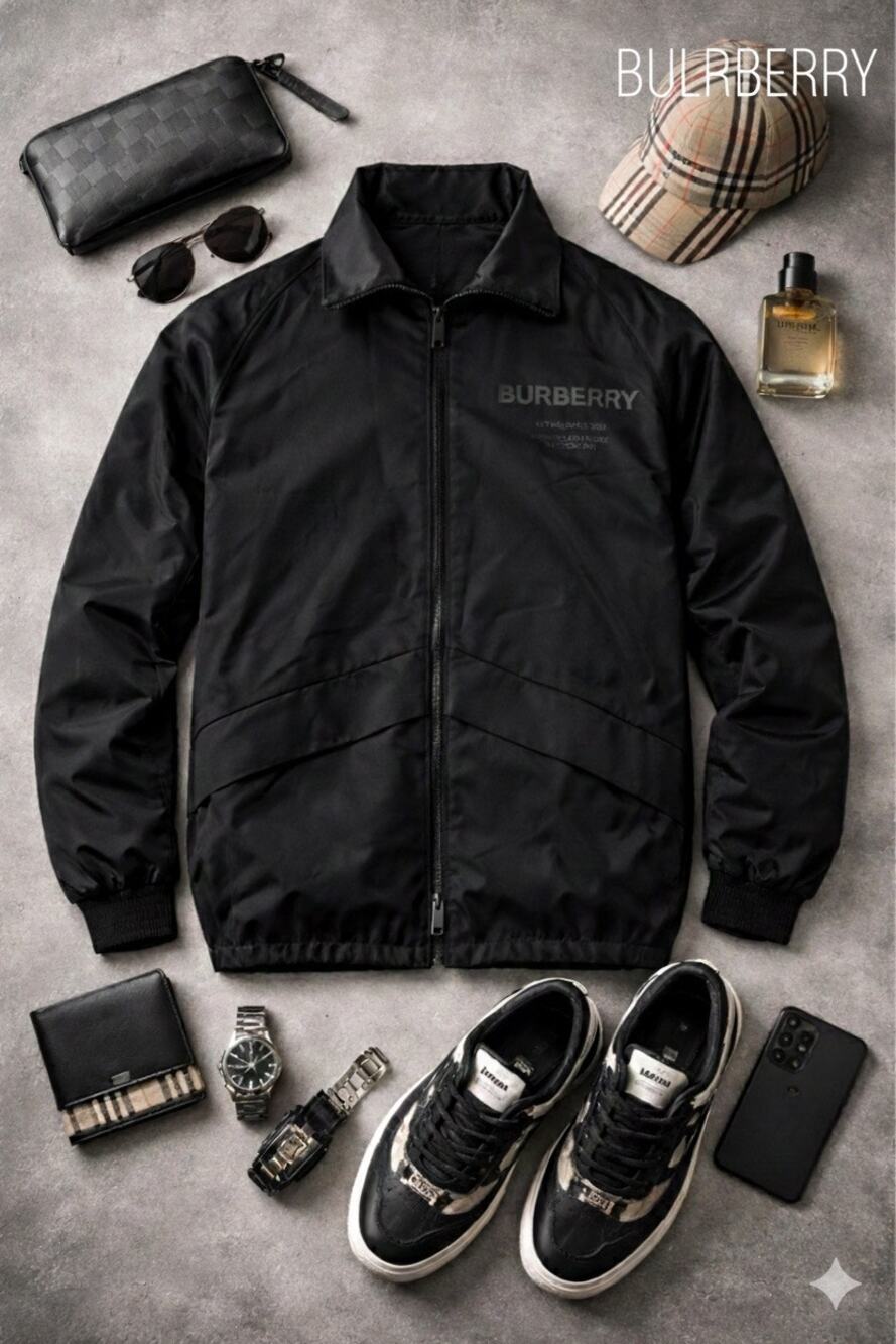 Authenticated Burberry Rain Jacket / Trench / Windbreaker